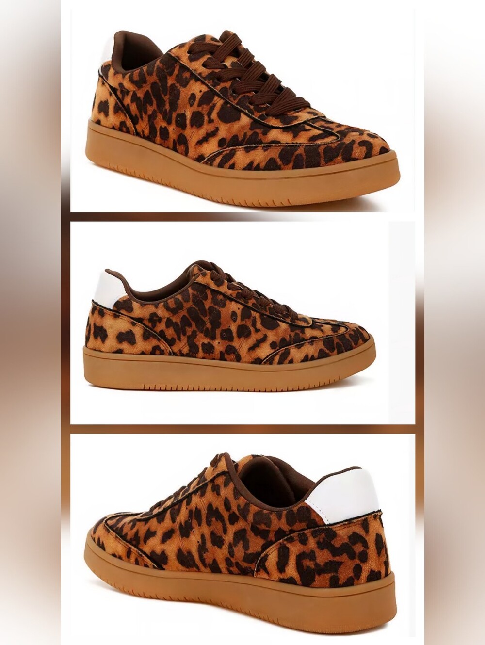 London Rag | Prowler Leopard Print Chunky Low Top Sneakers | Size US 7.5 | NWT